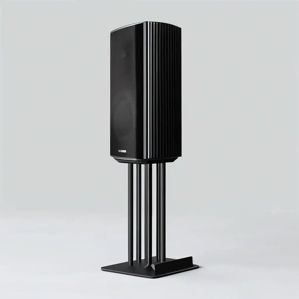 Speaker Stands side view.