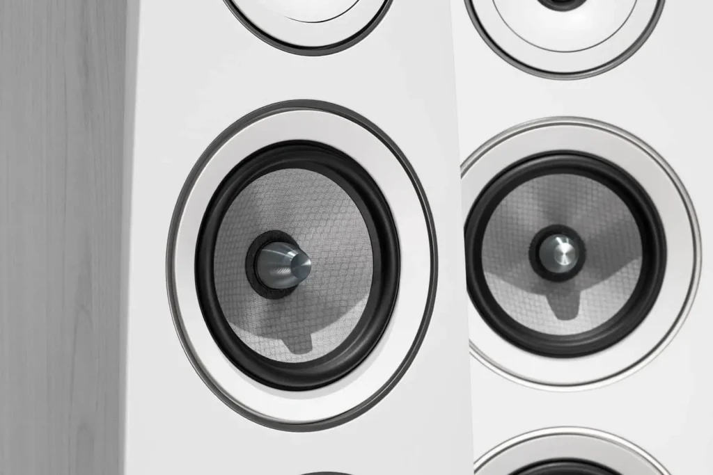 Close view of Jamo C 97 II Floorstanding Speakers.