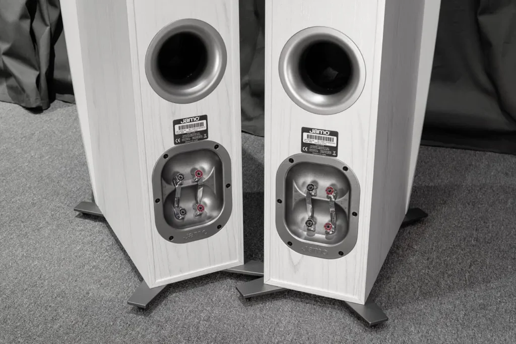 Back view of Jamo C 97 II Floorstanding Speakers.