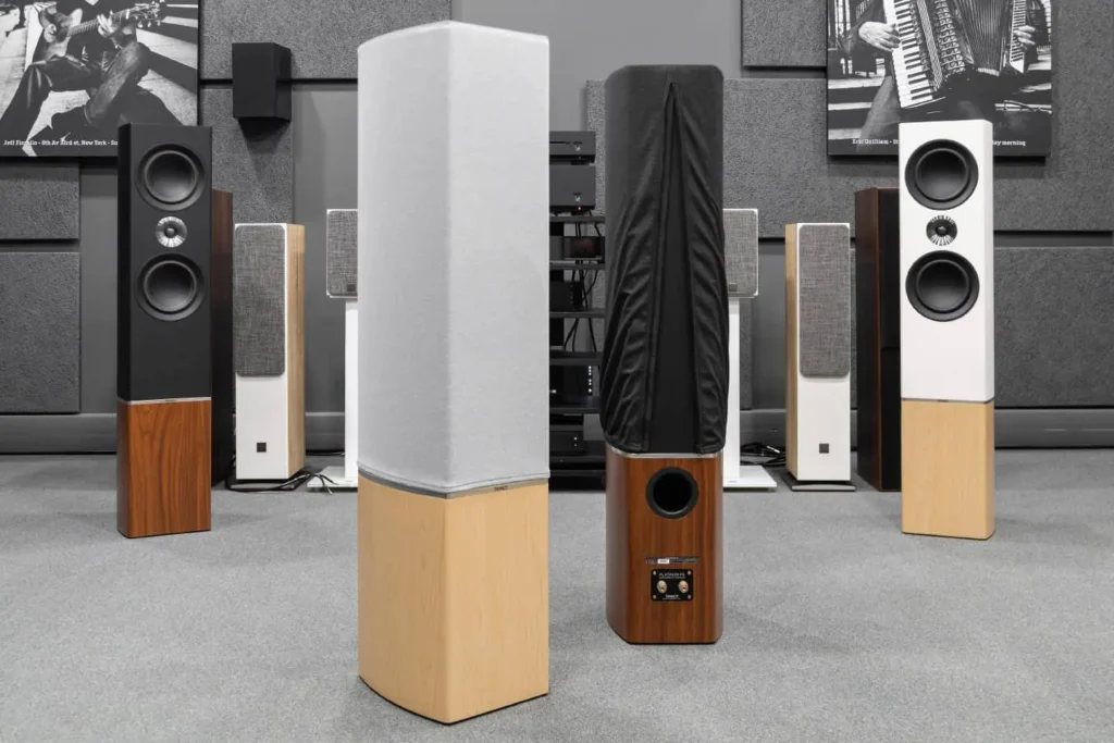 Back view of Tannoy Platinum F6 Floorstanding Speaker.