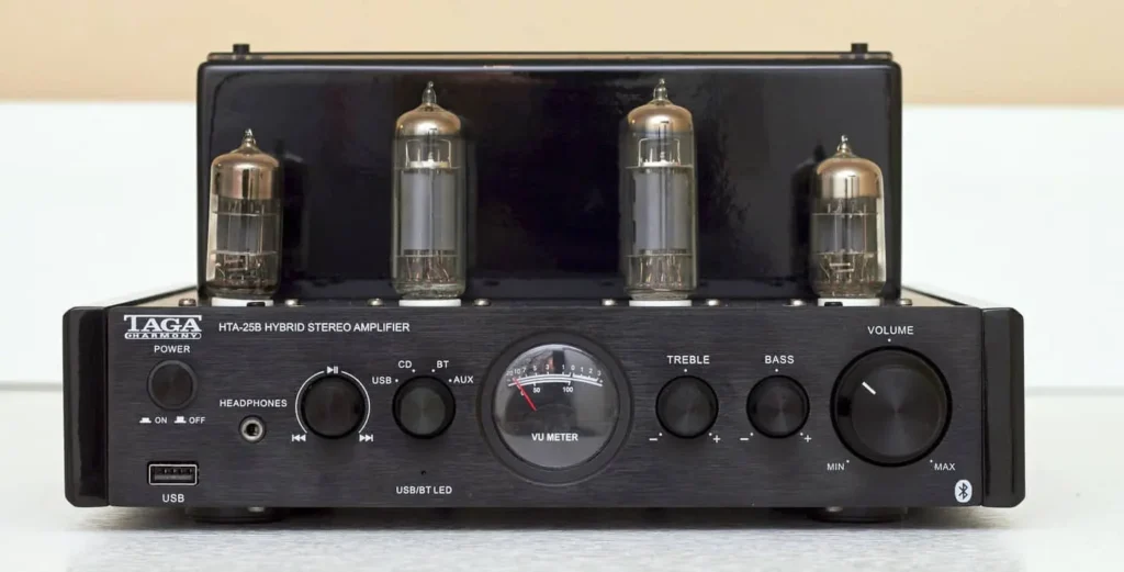 TAGA Harmony HTA-25B hybrid amplifier featured image by Pauls Audio